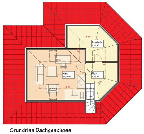 Grundriss Dachgeschoss