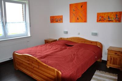 Schlafzimmer 1 im Erdgeschoß